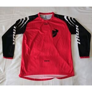 Thor Jersey Mens 2XL XXL Red Long Sleeve Motocross Dirt Bike Racing Sector